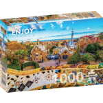 ENJOY Puzzle Výhled z parku Güell, Barcelona 1000 dílků 148500