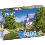 ENJOY Puzzle Kostelík v Ramsau, Německo 1000 dílků 148542