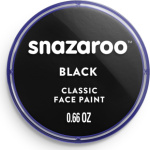 SNAZAROO Barva na obličej Černá (Black) 18ml 149229