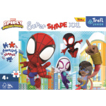 TREFL Puzzle Super Shape XXL Spidey a jeho úžasní přátelé 60 dílků 149414