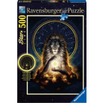 RAVENSBURGER Svítící puzzle Zářící lev 500 dílků 149458