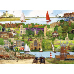 RAVENSBURGER Puzzle Útěk do Norfolku 500 dílků 149459