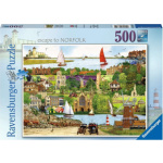 RAVENSBURGER Puzzle Útěk do Norfolku 500 dílků 149459