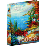 ENJOY Puzzle Městečko u moře 1000 dílků 149947