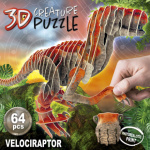 EDUCA 3D puzzle Velociraptor 64 dílků 150078