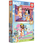 EDUCA Dřevěné puzzle Bluey 2x25 dílků 150102