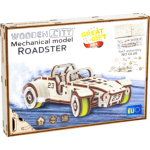 WOODEN CITY 3D puzzle Automobil Roadster 111 dílů 150362