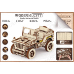 WOODEN CITY 3D puzzle Terénní vůz - džíp 4x4, 570 dílků 150405