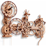 WOODEN CITY 3D puzzle Steampunk nástěnné hodiny 269 dílů 151198