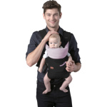 CHIPOLINO Dětské nosítko Comfy black,pink 151293