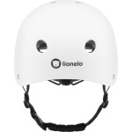 LIONELO Dětská cyklistická přilba 50-56cm bílá 151307