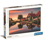 CLEMENTONI Puzzle Vesnice Zaanse Schans 1500 dílků 151804