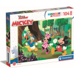 CLEMENTONI Puzzle Mickey a přátelé MAXI 104 dílků 151986