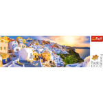 TREFL Panoramatické puzzle Západ slunce na Santorini, Řecko 1000 dílků 152091