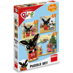 DINO Baby puzzle Bing a kamarádi 3v1 (3,4,5 dílků) 152125