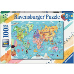 RAVENSBURGER Puzzle Mapa světa XXL 100 dílků 152631