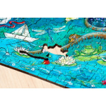 RAVENSBURGER Dřevěné puzzle Kouzelný les 500 dílků 152639