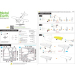 METAL EARTH 3D puzzle P-47 48 (dílků) Thunderbolt 153190