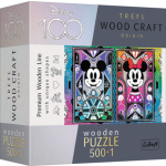 TREFL Wood Craft Origin puzzle Mickey Mouse a Minnie 501 dílků 153798