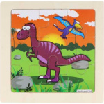 Dřevěné puzzle Dinosaurus: T-Rex 9 dílků 155309