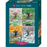 HEYE Puzzle Cartoon Classics: Čtyři roční období 2000 dílků 155642