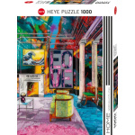 HEYE Puzzle Home: Pokoj s vlnou 1000 dílků 155684