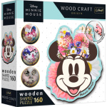 TREFL Wood Craft Origin puzzle Stylová Minnie 160 dílků 156005