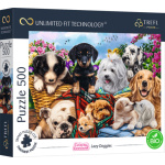 TREFL Puzzle UFT Cuteness Overload: Unavení pejsci 500 dílků 156287