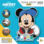 TREFL Wood Craft Junior puzzle Ve světě Mickeho Mouse 50 dílků 156886