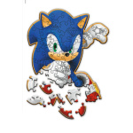 TREFL Wood Craft Junior puzzle Chytrý Ježek Sonic 50 dílků 156890