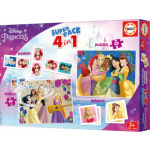 EDUCA Soubor her Disney princezny 4v1 156996