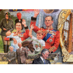 GIBSONS Puzzle Královna Alžběta II. 1000 dílků 157117