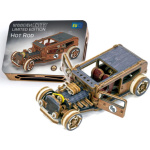 WOODEN CITY 3D puzzle Automobil Hot Rod Limitovaná edice 142 dílů 157258