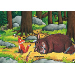 RAVENSBURGER Puzzle Gruffalo a zvířata v lese 2x12 dílků 157879