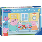 RAVENSBURGER Puzzle Prasátko Peppa: Family Time 35 dílků 157895