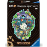 RAVENSBURGER Dřevěné obrysové puzzle Kukačkové hodiny 300 dílků 157942