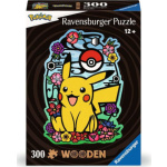 RAVENSBURGER Dřevěné obrysové puzzle Pikachu 300 dílků 157944