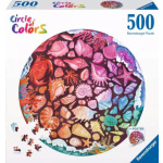 RAVENSBURGER Kulaté puzzle Kruh barev: Mušle 500 dílků 157959