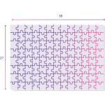 CLEMENTONI Puzzle Země dinosaurů 104 dílků 158393