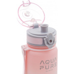 ASTRA Zdravá láhev na vodu Aqua Pure 400 ml růžovo-šedá 158468
