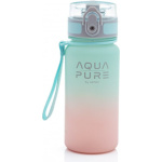 ASTRA Zdravá láhev na vodu Aqua Pure 400 ml růžovo-mintová 158469