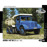 RETRO-AUTA Puzzle TRUCK č.38 Tatra 147 DC 5 (1957 - 1961) 40 dílků 158562