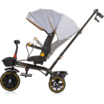 CHIPOLINO Tříkolka se stříškou Max Sport 2v1 Ash Grey 159219