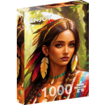 ENJOY Puzzle Indiánka 1000 dílků 159299