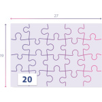 CLEMENTONI Puzzle Superčíči 2x20 dílků 159463