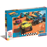 CLEMENTONI Puzzle Hot Wheels MAXI 104 dílků 159478