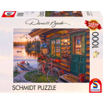 SCHMIDT Puzzle Chata u jezera 1000 dílků 159541