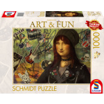 SCHMIDT Puzzle Art&Fun: Mona Lisa 2024, 1000 dílků 159549