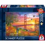 SCHMIDT Puzzle Procházka k mostu Golden Gate 2000 dílků 159558