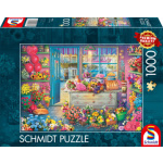 SCHMIDT Puzzle Barevné květinářství 1000 dílků 159562